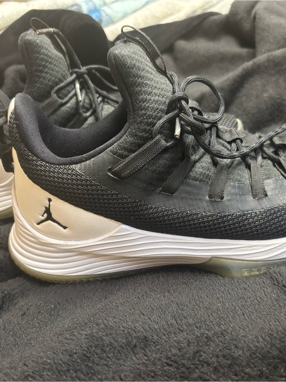 Jordan Men’s Black and White Low-Top Sneaker